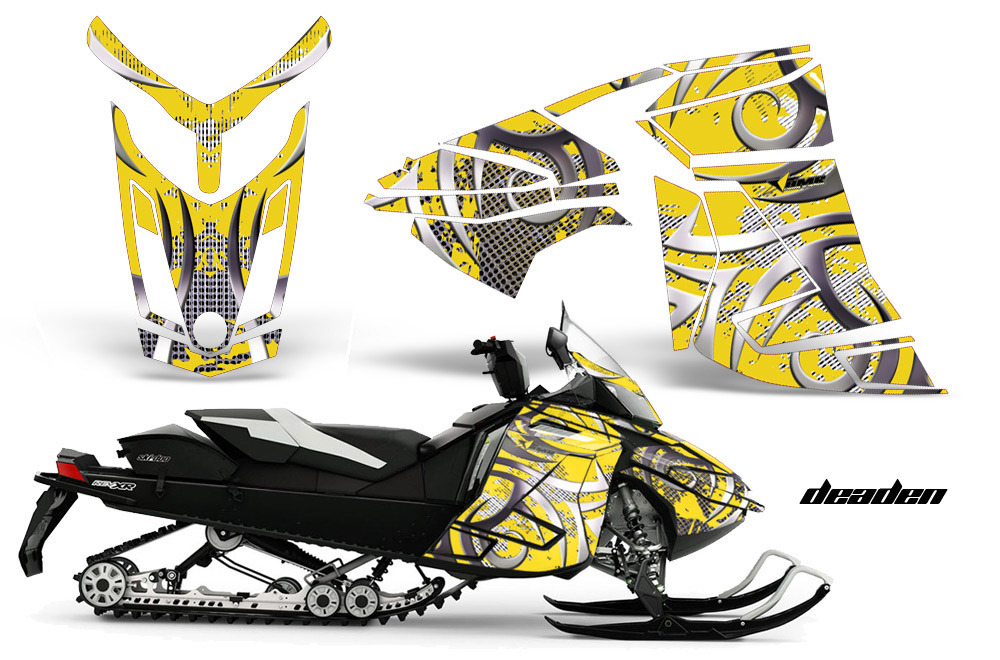 Skidoo Rev XR Graphics Kit Wrap Decal Deaden Y